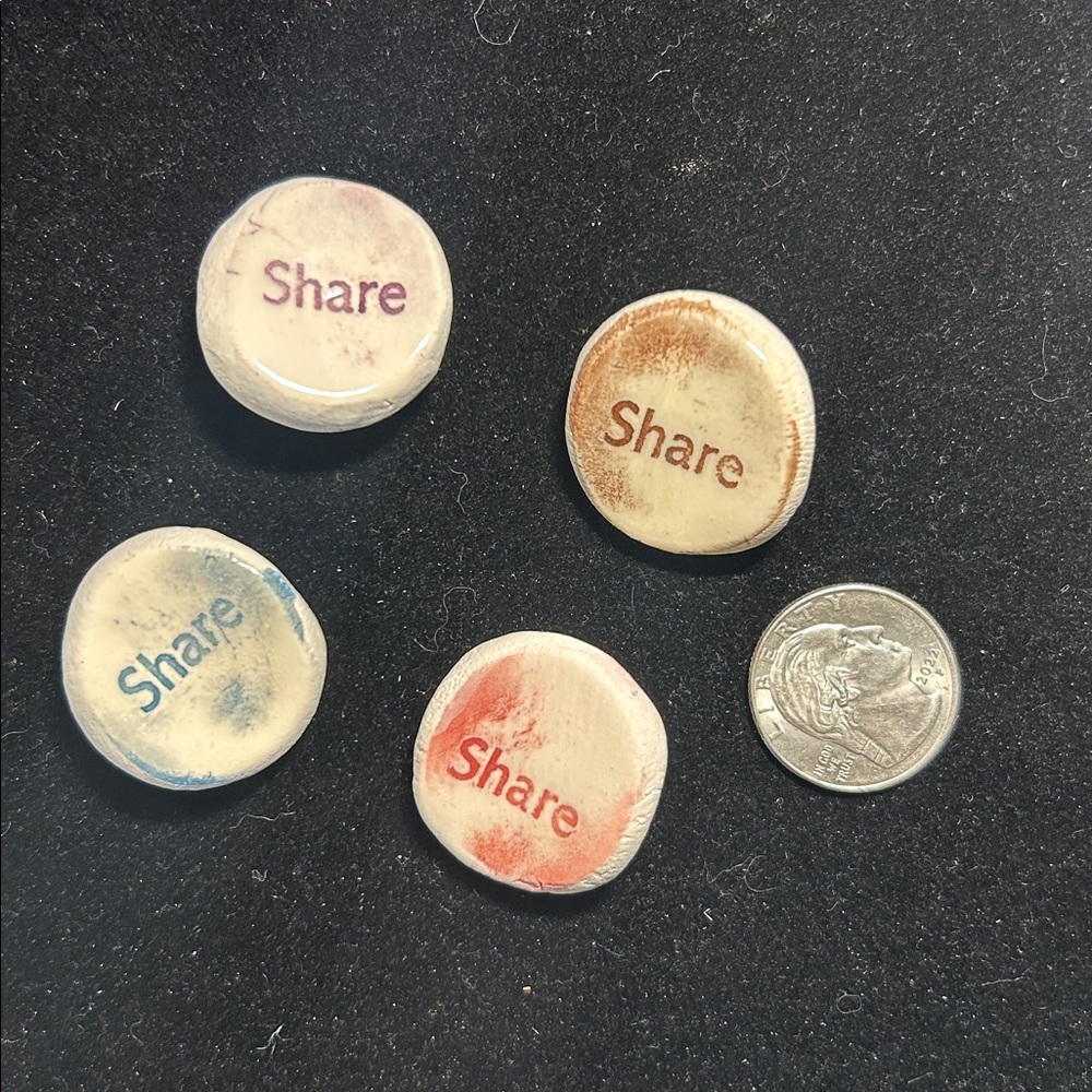 RECOVERY “Share” CLAY Pocket Stones